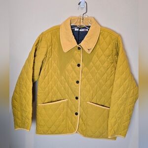 Partridge Yellow Quilted Women's Medium Jacket NWT